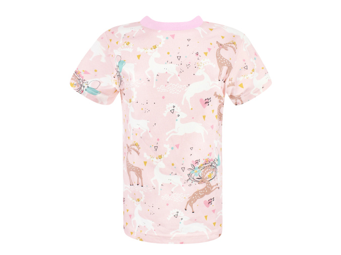 Dívčí tričko s krátkým rukávem Srnky