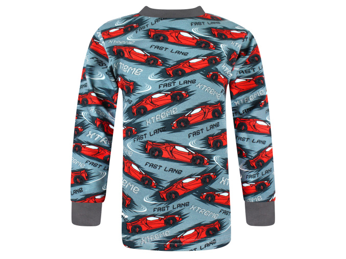 Chlapecké tričko s dlouhým rukávem Závodní auta