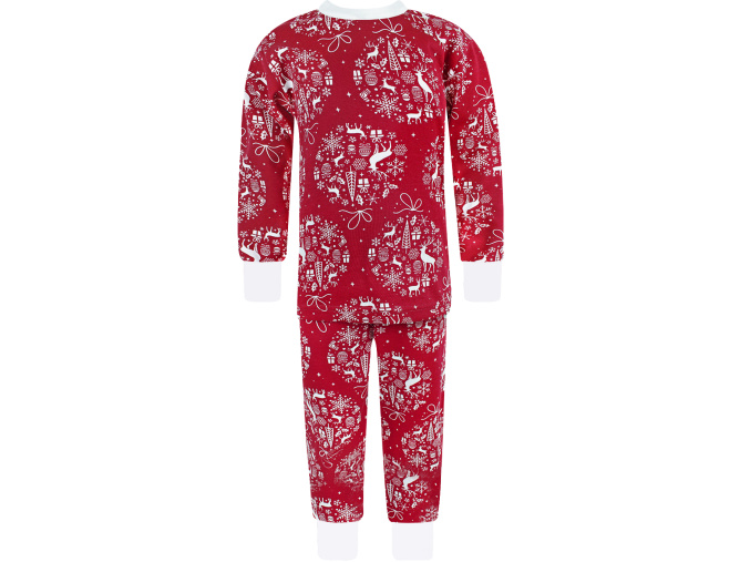 Dětské vánoční pyžamo ozdoby