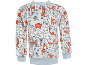 Dětská mikina liška v lese