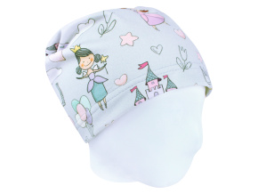 Dívčí jarní podzimní čepice princezny