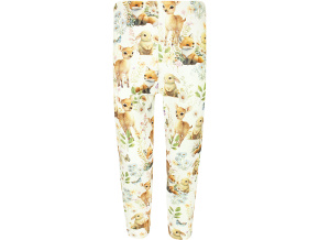 Dívčí legíny zvířátka na louce