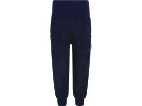 Dětské slim tmavě modré tepláky