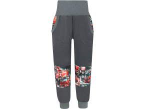 Chlapecké tepláky s dvojitými koleny hasiči