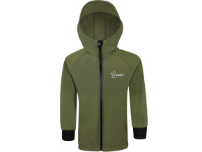 Chlapecká PREMIUM khaki softshellová bunda
