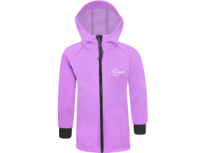 PREMIUM Dívčí softshellová bunda fialová