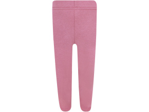 Dívčí zateplené starorůžové legíny