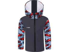 Chlapecká softshellová bunda Závodní auta