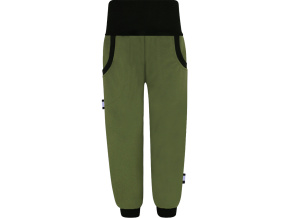 Dětské khaki softshellové kalhoty