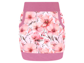 Dívčí sukně květiny