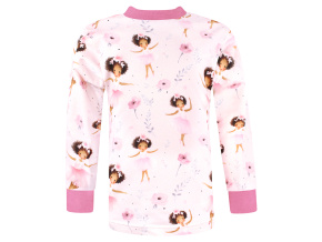 Divčí tričko s dlouhým rukávem Baletky