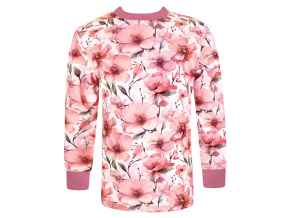 Dětské tričko s dlouhým rukávem Květiny