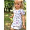 Dívčí šaty kytičky foto3