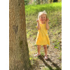 Dívčí žluté šaty foto2
