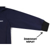 Dětská premium tmavě modrá softshellová bunda detail rukávu