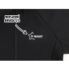 Dětská premium černá softshellová bunda detail reflexní prvek1