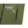 Chlapecká PREMIUM khaki softshellová bunda detail kapsy