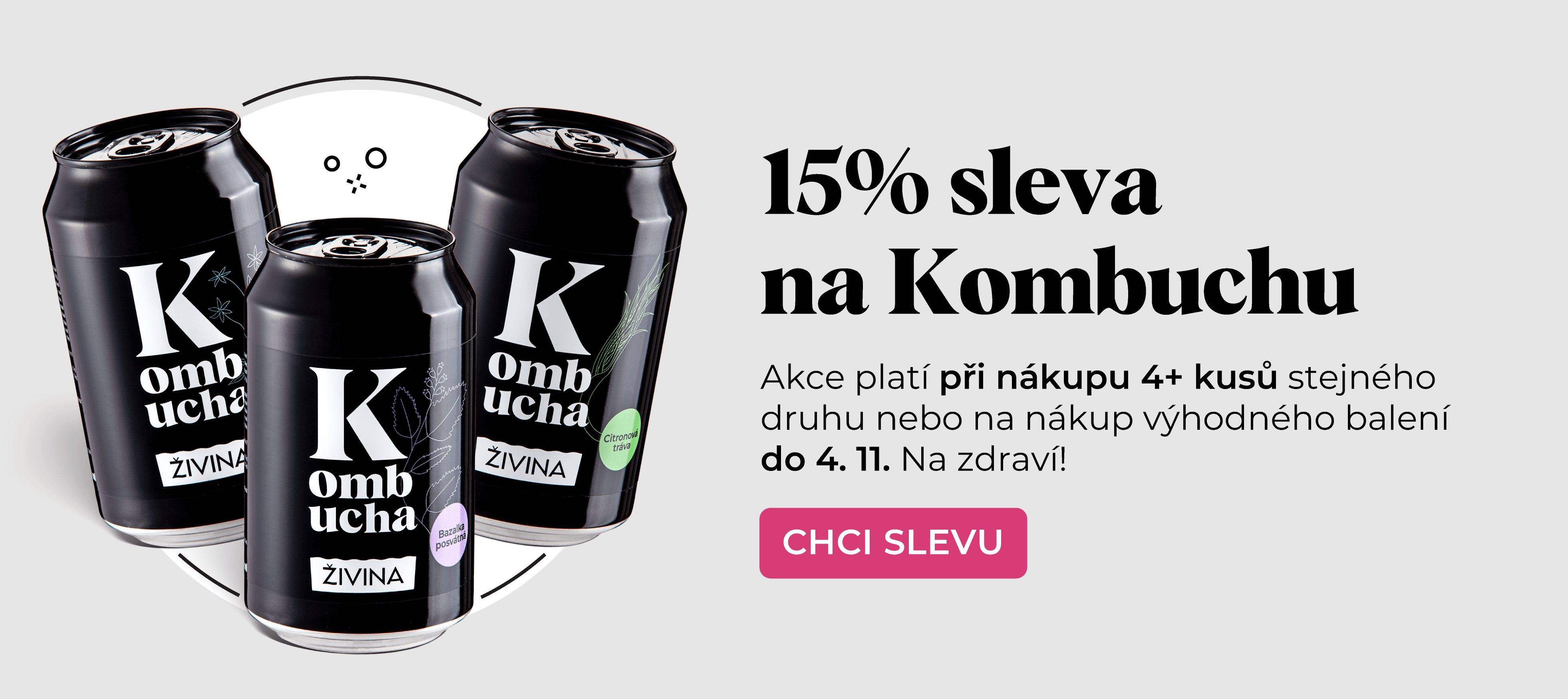 Kombucha se slevou 15%