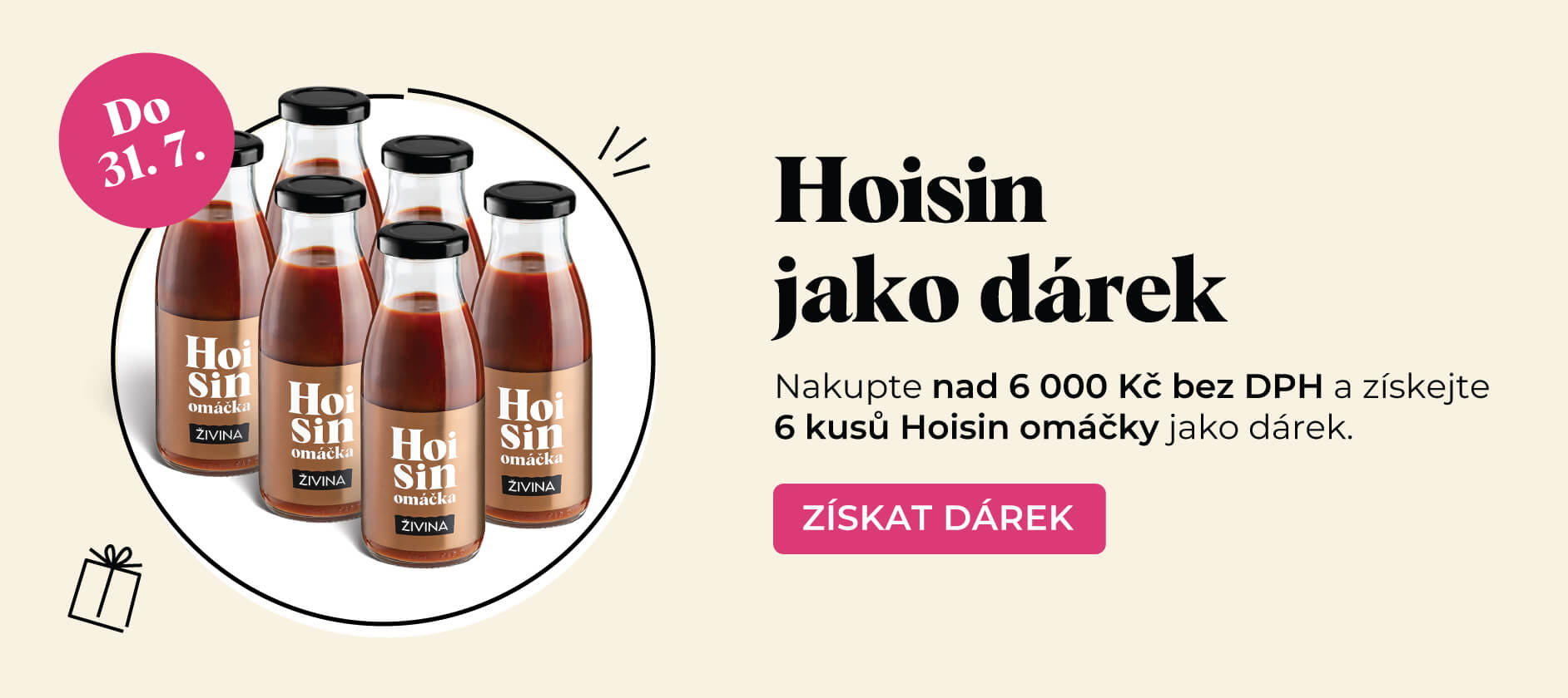 6x Hoisin jako dárek