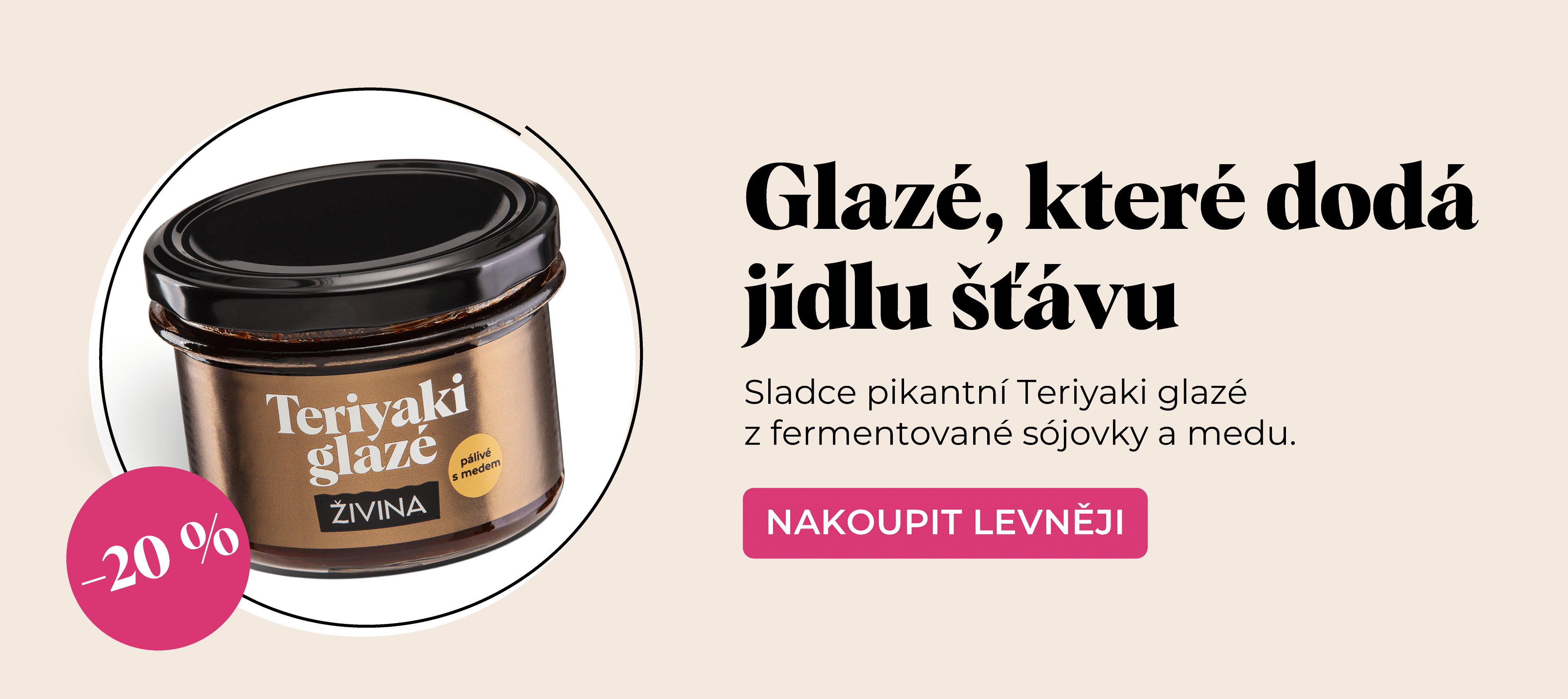 Teriyali glazé akce 20%