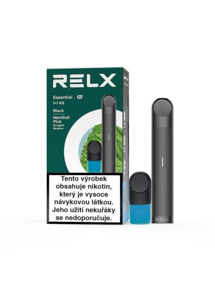 785 relx essential starter kit cerny mentol q