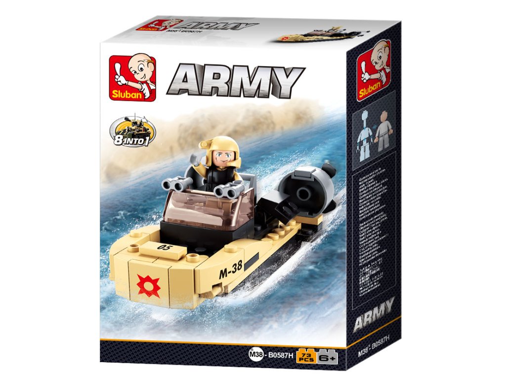 Sluban ARMY 8into1 M38-B0587H Útočný člun