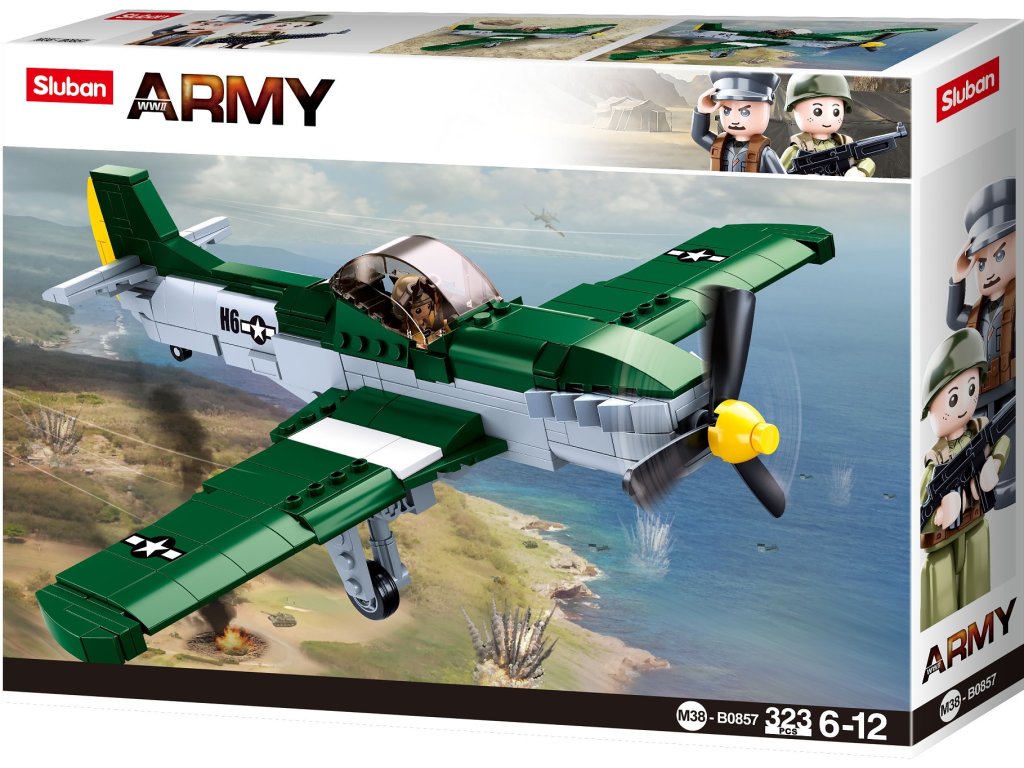 Sluban Army N38-B0857 Spojenecký stíhací letoun
