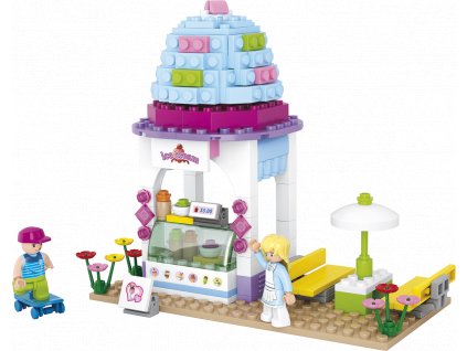 Sluban Girls Dream Town M38-B0525 Zmrzlinový krámek