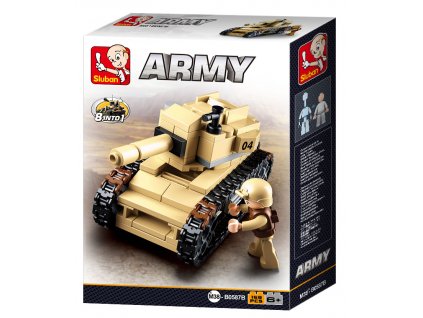 Sluban ARMY 8into1 M38-B0587B Tank