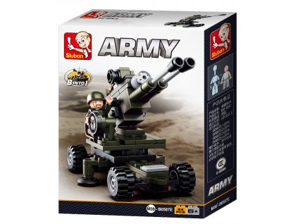 Sluban ARMY 8into1 M38-B0587E Dělostřelec