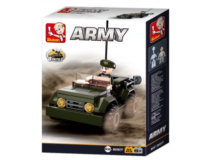 Sluban ARMY 8into1 M38-B0587F Džíp