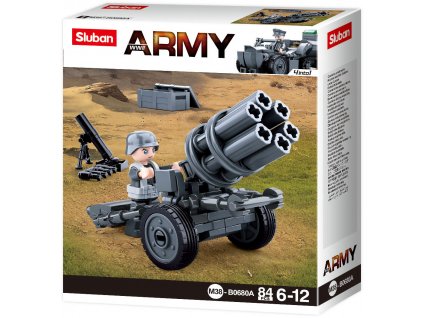 Sluban Army WW2 4into 1 M38-B0680A Německý raketomet