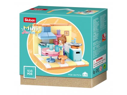 Sluban Mini pokojíčky M38-B0757A Kuchyňka