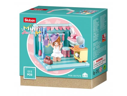 Sluban Mini pokojíčky M38-B0757E Šatna