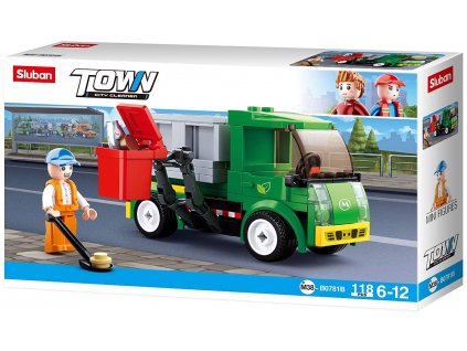 Sluban Town M38-B0781B Popelářský vůz