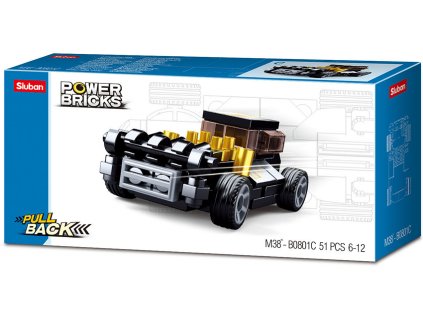 Sluban Power M38-B0801C Natahovací auto Černý Mod Rod