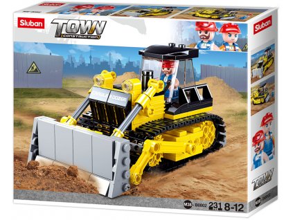 Sluban Town Stavitelé  M38-B0802 Buldozer