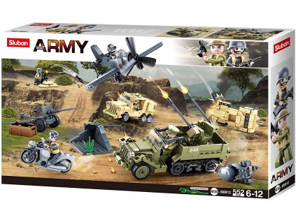 Sluban Army M38-B0812 Vojenské vozidla