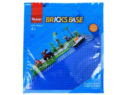 Sluban Bricks Base M38-B0833E Základní deska 25.6 x 25.6 cm modrá