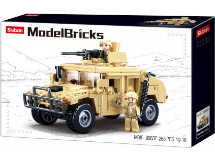Sluban Army Model Bricks M38-B0837 Bojový Off road