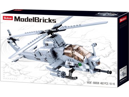 Sluban Army Model Bricks M38-B0838 Bitevní helikoptéra