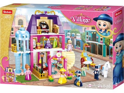Sluban Girls Dream Village M38-B0876 Dobový obchodní dům