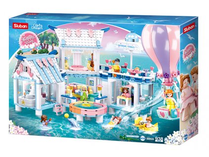 Sluban Girls Dream M38-B0929 Plovoucí vila s bazénem