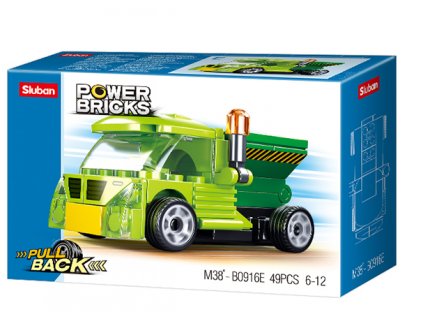 Sluban Power Bricks M38-B0916E Natahovací auto sklápěč