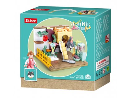Sluban Mini Handcraft M38-B0919B Domeček pro kočku