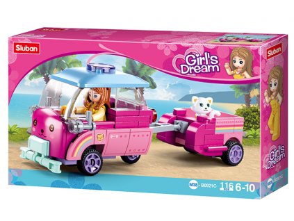 Sluban Girls Dream M38-B0921C Kočičí vůz