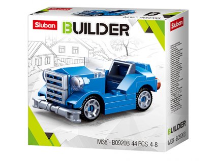 Sluban Builder M38-B0920B Modrý kabriolet