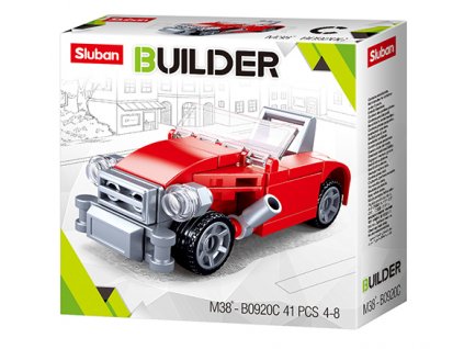 Sluban Builder M38-B0920C Červený kabriolet