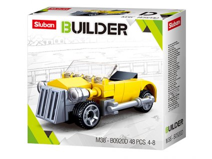 Sluban Builder M38-B0920D Žlutý kabriolet