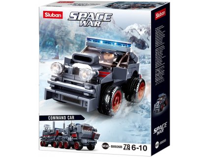 Sluban Space War 6into1 M38-B0926B Hlídkový vůz